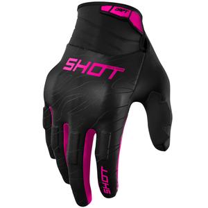Guantes de motocross Shot Drift Onyx rosa