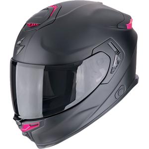 Casco integral de moto Scorpion EXO-GT SP Air SOLID negro-rosa mate