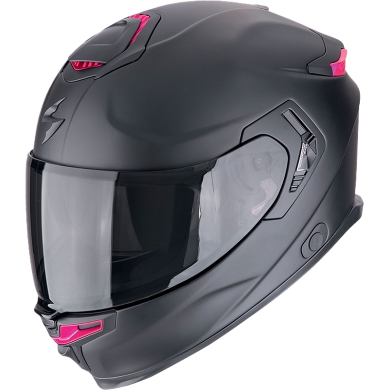 Casco integral de moto Scorpion EXO-GT SP Air SOLID negro-rosa mate