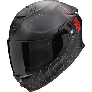 Casco integral de moto Scorpion EXO-GT SP AIR TECHLANE negro-gris-rojo