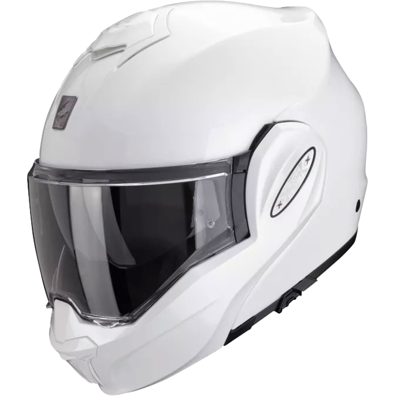 Casco abatible Scorpion EXO-TECH EVO PRO SOLID blanco perla