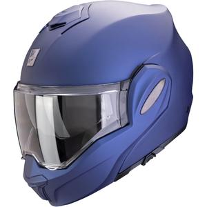 Casco abatible Scorpion EXO-TECH EVO PRO SOLID azul metalizado mate