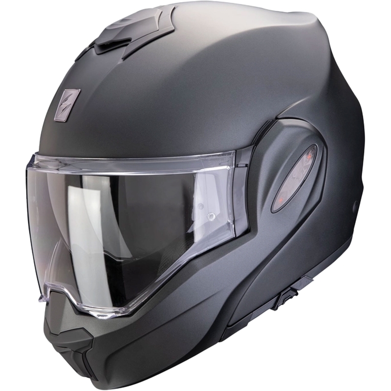 Casco abatible Scorpion EXO-TECH EVO PRO SOLID negro perla mate