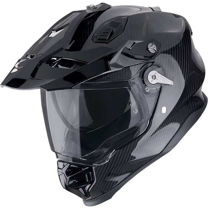 Casco enduro Scorpion ADF-9000 CARBON AIR SOLID negro