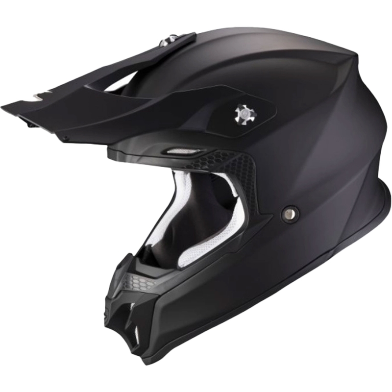 Casco de motocross Scorpion VX-16 EVO AIR Sólido negro mate