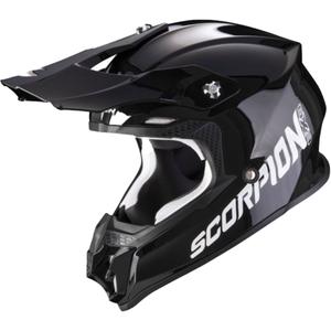 Casco de motocross Scorpion VX-16 EVO AIR Solid negro