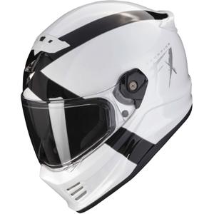 Casco de moto SCORPION COVERT FX GALLUS blanco-negro