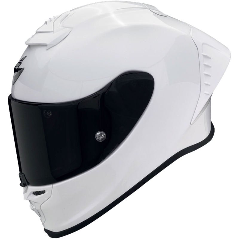 Casco integral de moto Scorpion EXO-R1 EVO AIR FIM Racing #1 Solid Pearl White