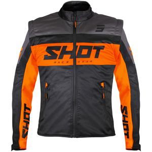 Chaqueta softshell Shot Softshell Lite negro-naranja