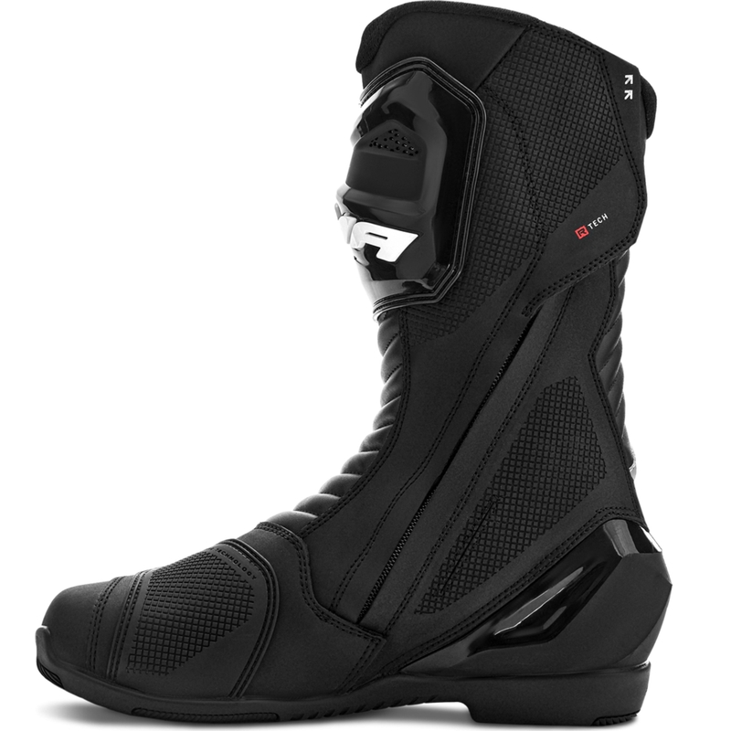 Botas de moto Shima RX-3 negro-rojo fluo