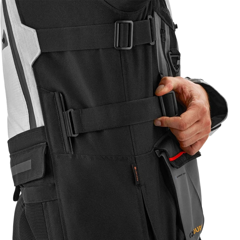 Chaqueta de moto Shima Tracker gris claro