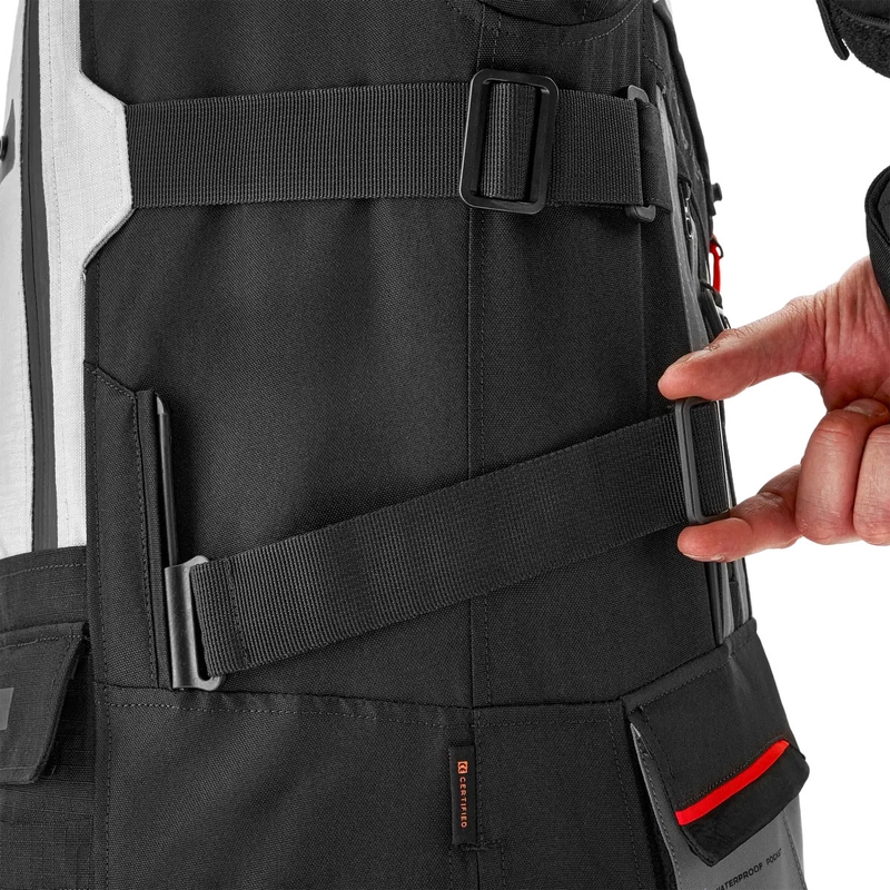 Chaqueta de moto Shima Tracker gris claro