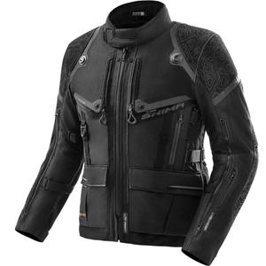Chaqueta de moto Shima Tracker negra