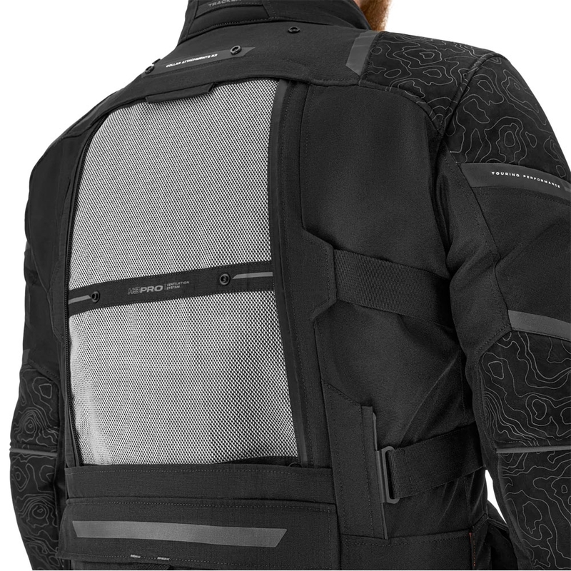 Chaqueta de moto Shima Tracker negra