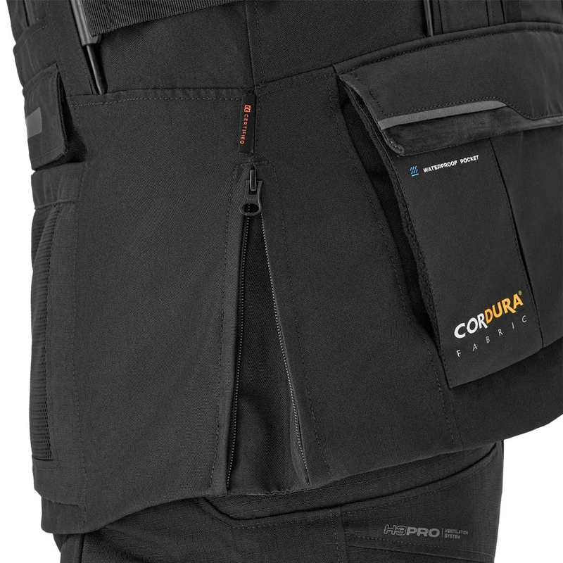 Chaqueta de moto Shima Tracker negra