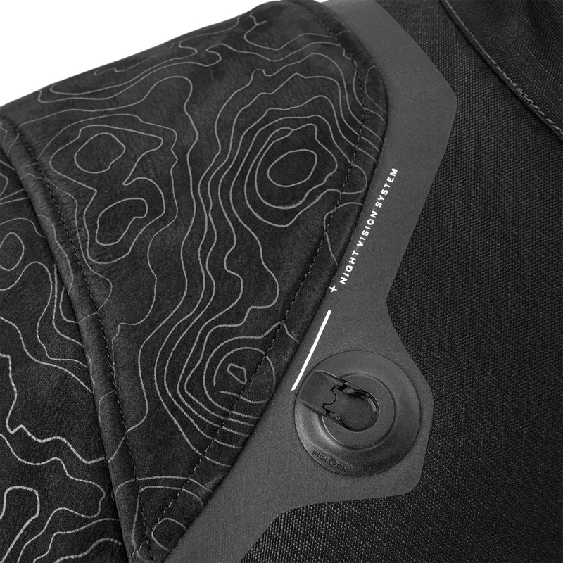Chaqueta de moto Shima Tracker negra