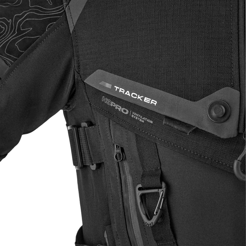 Chaqueta de moto Shima Tracker negra