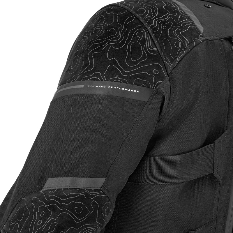 Chaqueta de moto Shima Tracker negra