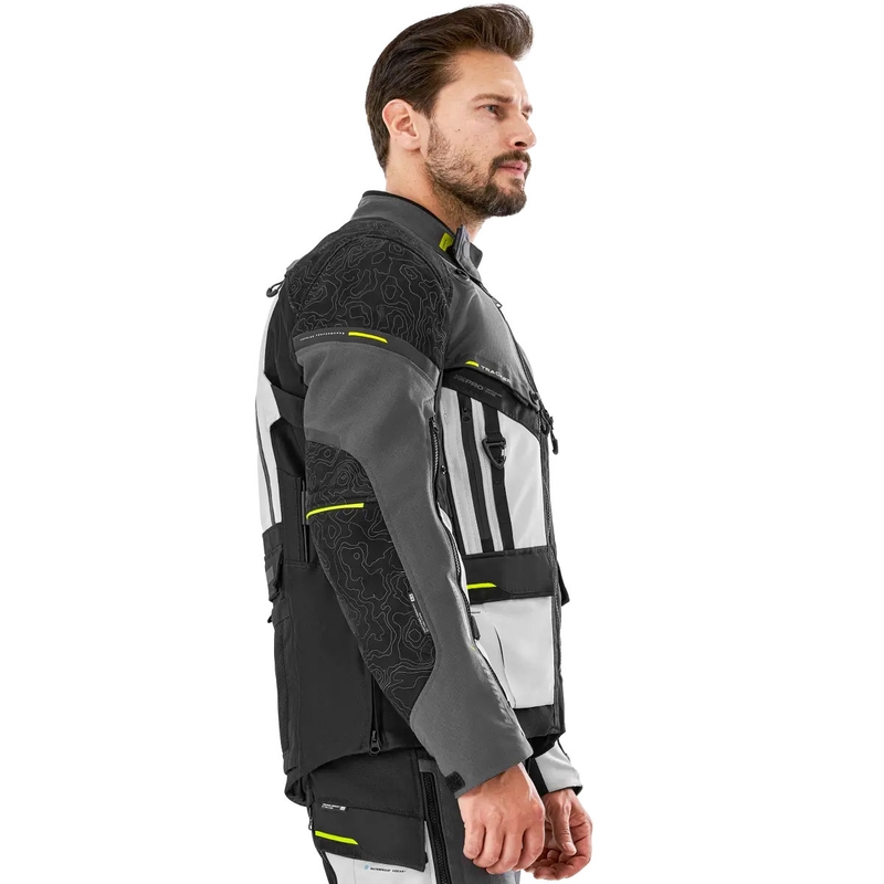 Chaqueta de moto Shima Tracker gris