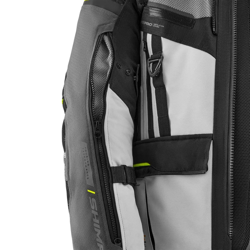 Chaqueta de moto Shima Tracker gris