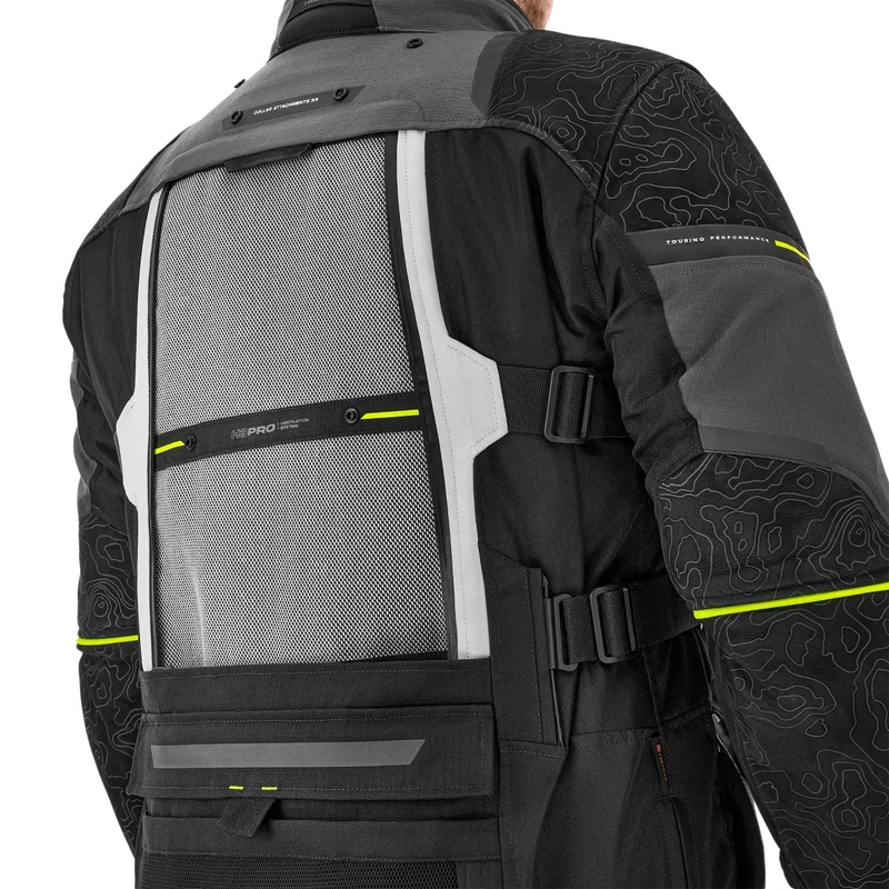 Chaqueta de moto Shima Tracker gris