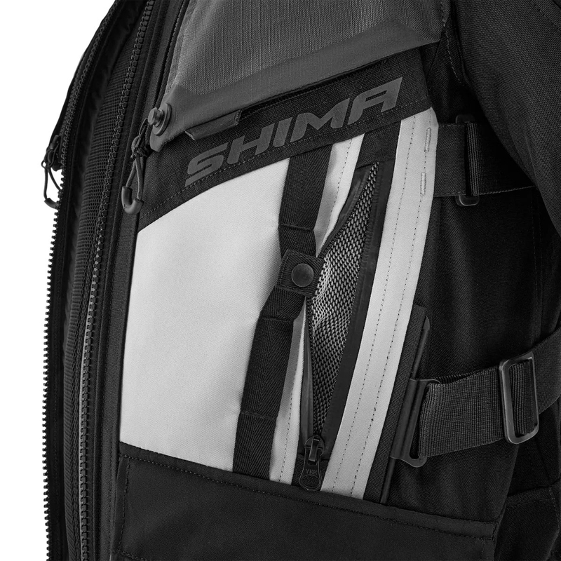 Chaqueta de moto Shima Tracker gris