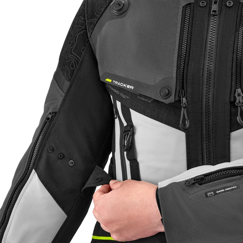 Chaqueta de moto Shima Tracker gris