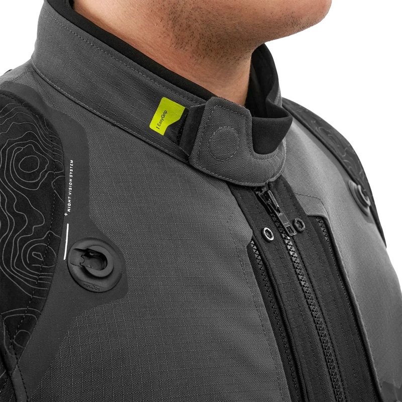 Chaqueta de moto Shima Tracker gris