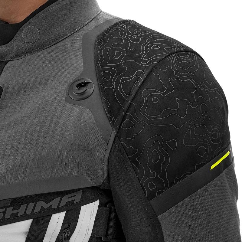 Chaqueta de moto Shima Tracker gris