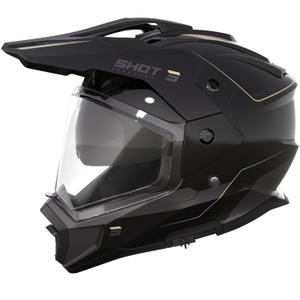 Casco de moto enduro Shot Trek Max Vision Rally negro brillante-arena