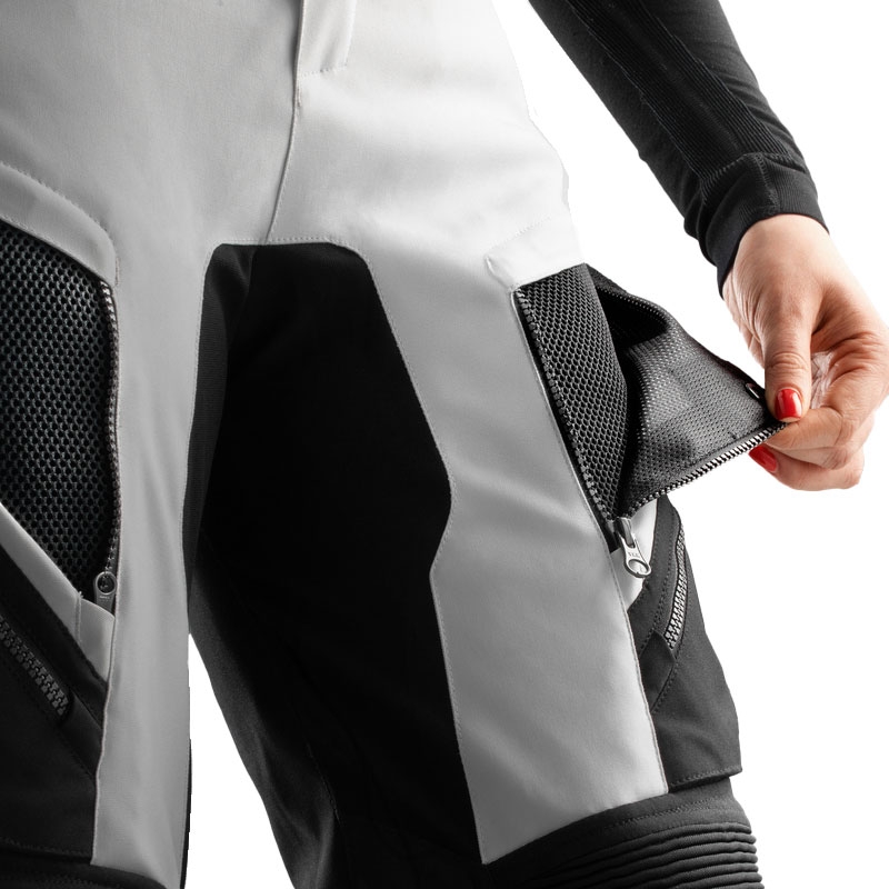 Pantalón de moto Rebelhorn Hardy 3.0 para mujer negro-gris