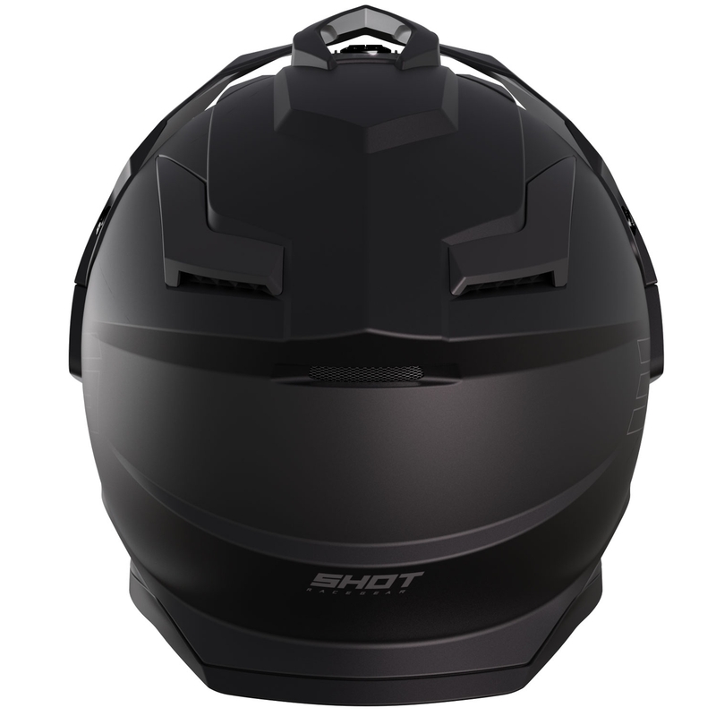 Casco de moto enduro Shot Trek Max Vision Solid negro mate