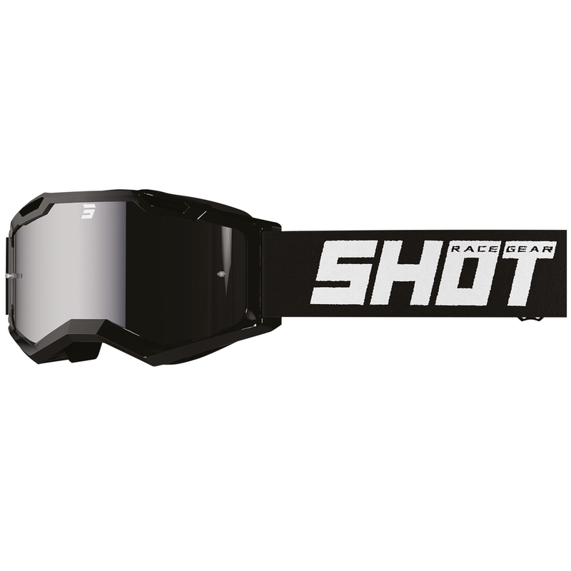 Gafas de motocross Shot Rocket Kid 2.0 Drop Black con lentes de iridio