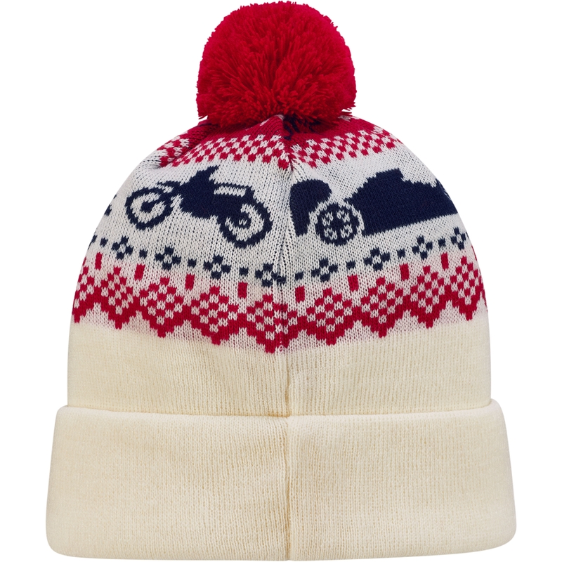Gorro Red Bull XMAS blanco-rojo