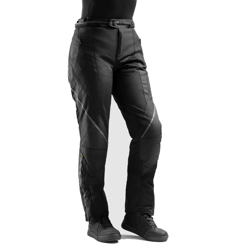 Pantalones de moto extendidos Rebelhorn Hiflow V para mujer negros