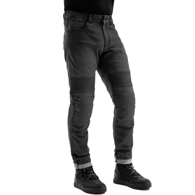 Vaqueros de moto Rebelhorn Revolt Monolayer negros