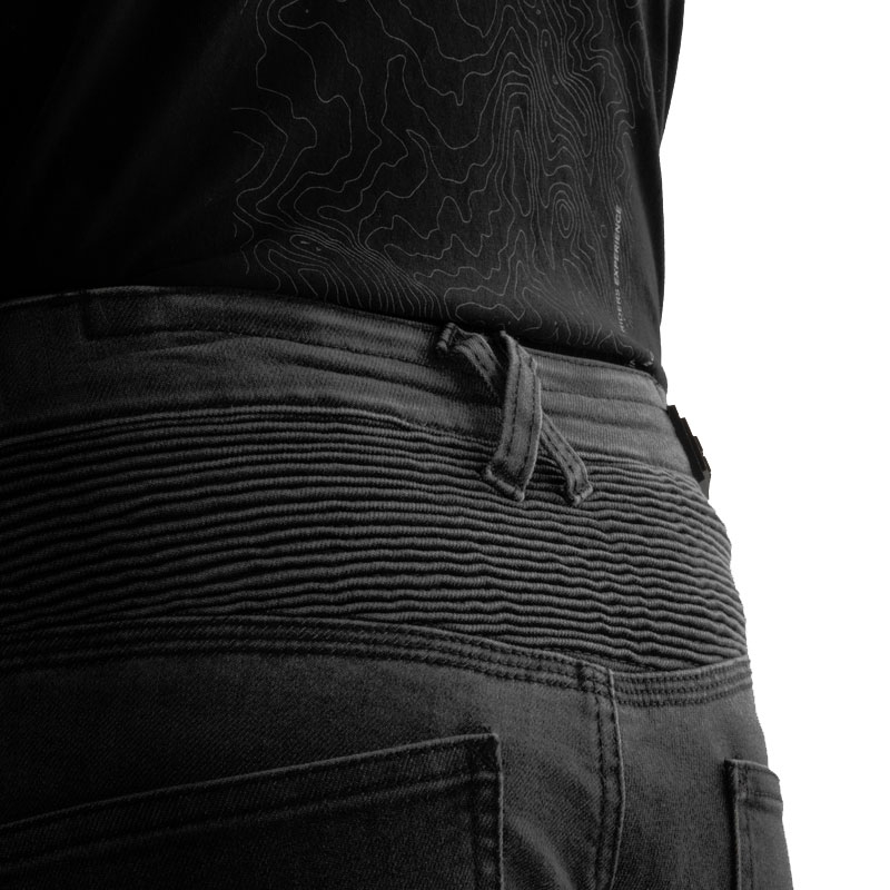 Vaqueros de moto Rebelhorn Revolt Monolayer negros
