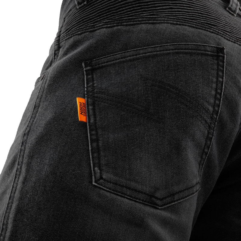 Vaqueros de moto Rebelhorn Revolt Monolayer negros