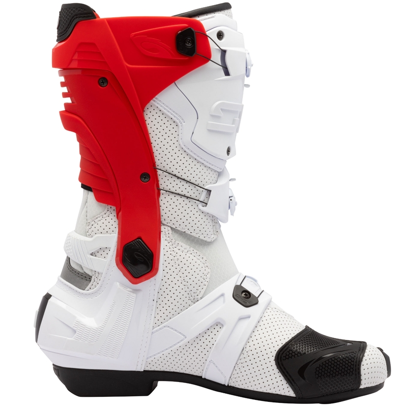 Botas de moto SiDi Rex Air blanco-rojo