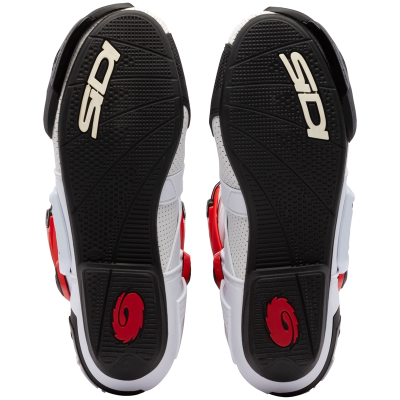 Botas de moto SiDi Rex Air blanco-rojo