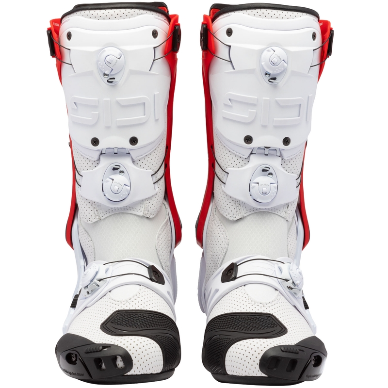 Botas de moto SiDi Rex Air blanco-rojo