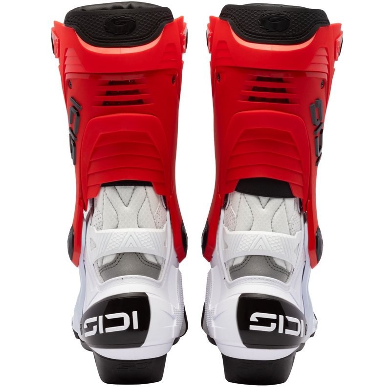 Botas de moto SiDi Rex Air blanco-rojo