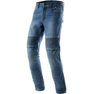 Vaqueros de moto Rebelhorn Revolt Monolayer en azul lavado