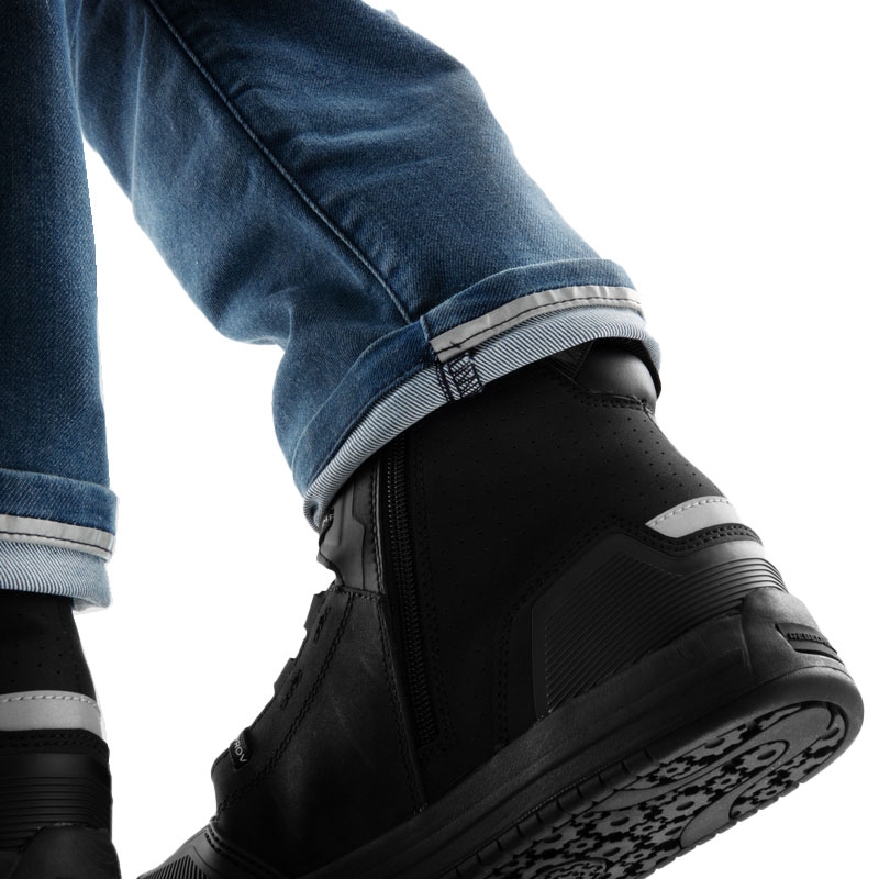 Vaqueros de moto Rebelhorn Revolt Monolayer Washed Blue Extended