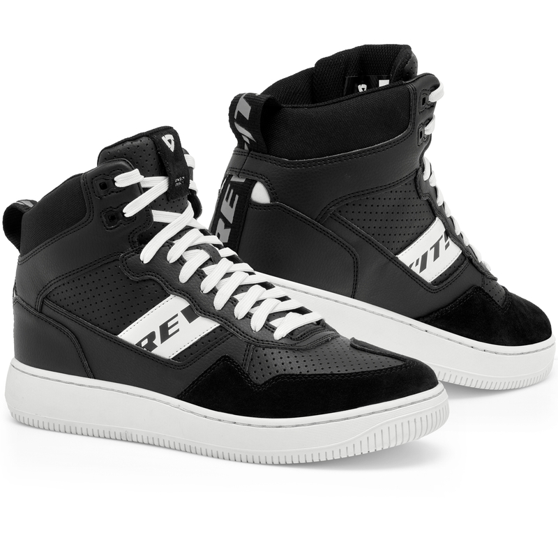 Botas de moto Revit Pacer negro-blanco