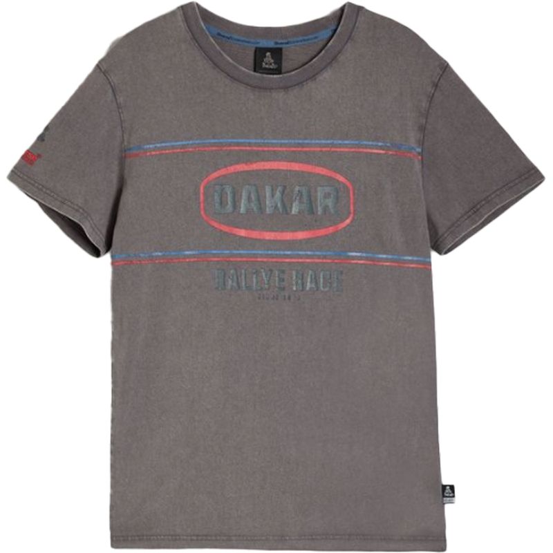Camiseta Dakar Vint 02 gris oscuro