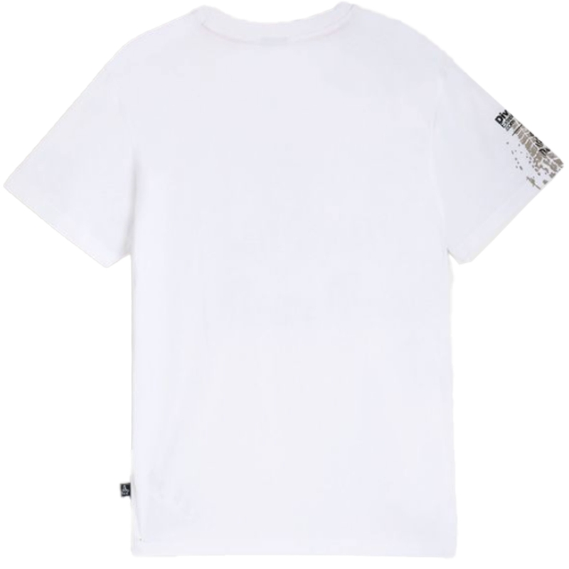 Camiseta blanca Dakar DES LOGO25