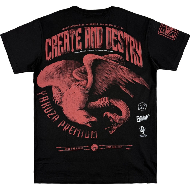 Camiseta Yakuza Premium 3905 negra