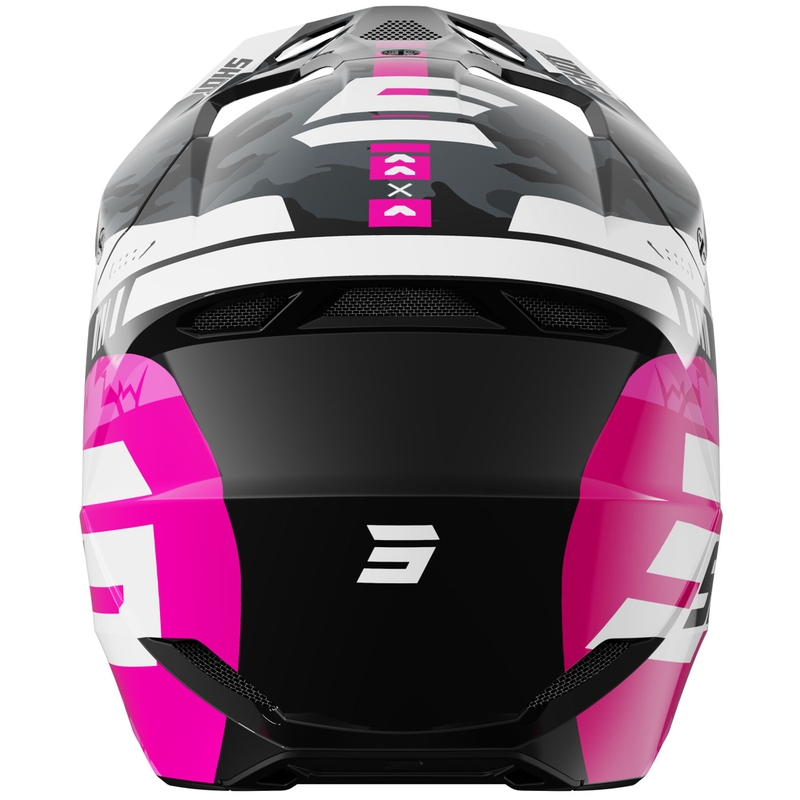 Casco de motocross para niños Shot Furious Flash, rosa brillante