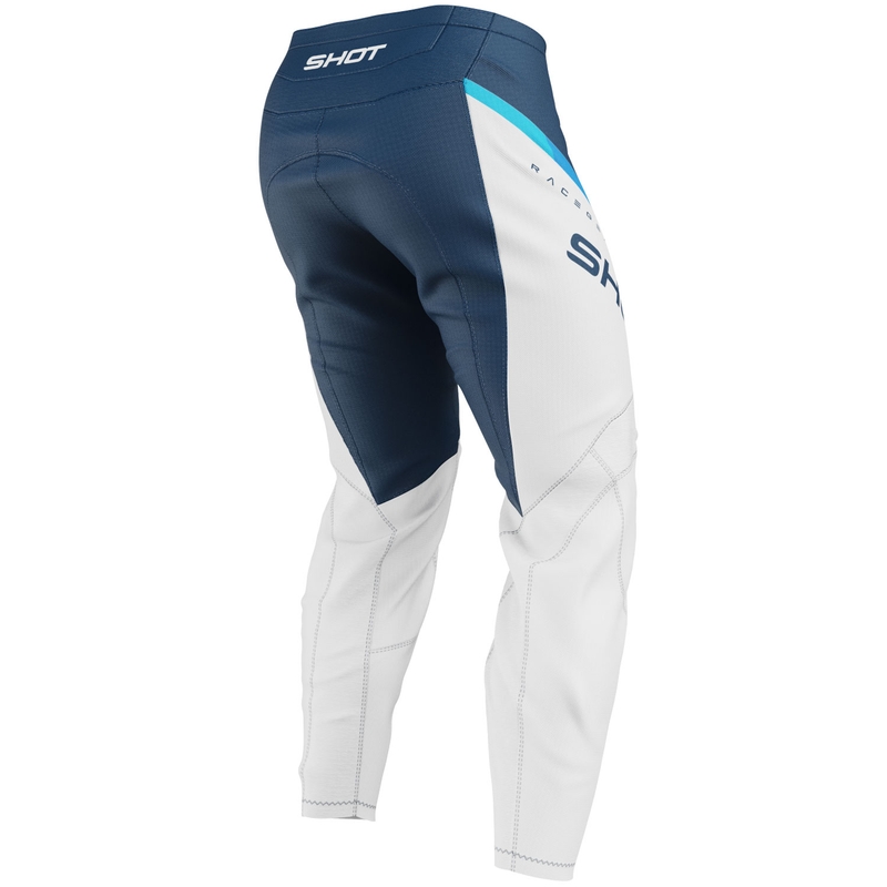 Pantalones de motocross Shot Draw Daytona para niños, color azul